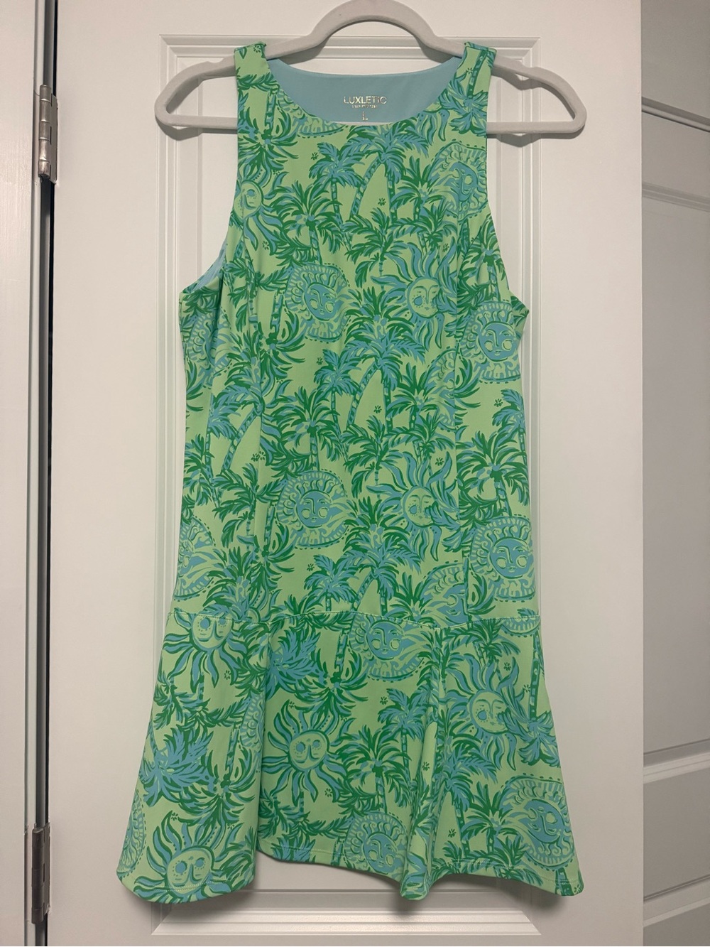 Lilly Pulitzer Luxletic Westley Active Dress in “Cool Mint Catchin Rays”